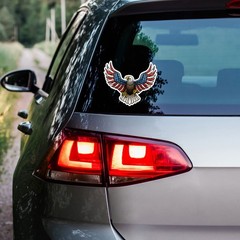 USA American Flag Eagle Vinyl Decal Sticker – ebn9897