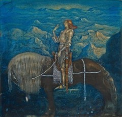 John Bauer – A Knight Rode On – Nordic Fairy Tale Art Print 1914