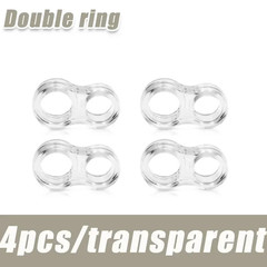 4/8 pcs Transparent Silicone Door Stopper Wall Protector Door Handle Buffer