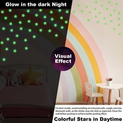 MAQIHAN 200 Glow in The Dark Stars for Ceiling – Green Glowing