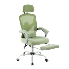 DUMOS Office Desk Chair with Footrest Ergonomic Gaming Chair for Adults Compu…