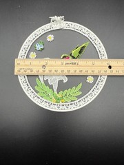 Hummingbird Sun Catcher – Lace – 6 Inches round delicate design