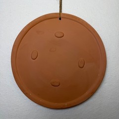 Terracotta Celestial Sun Face Wall Hanging Plaque Clay Ceramic Wall Decor