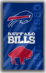 Custom Football Team Memorable Flag 90x150cm 3x5ft Bills Vertical Best Banner