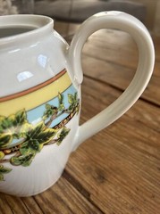 VERSACE Rosenthal Teapot Tableware interior Decor Pottery. No Lid.