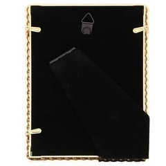 High-End 4×6» Gold Photo Frames Modern Rope Profile,Velvet Backing & Tempered