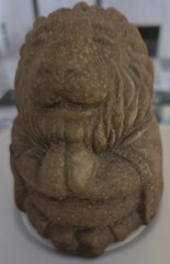 Zen Creations Garden Meditating Lion “COURAGE” 31/2 in high 21/2 in wide.