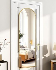 Full Length Mirror Door Hanging, Door Mirror, Full Length Miiror, 48″x14″ Bat…