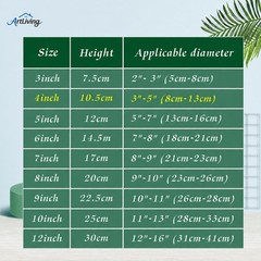 Artliving 4 Inch Clear Plastic Easels or Stand/Plate 4 inch (12 pack), White