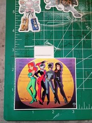 BATMAN THE ANIMATED SERIES X VILLIANS SQUAD X VYNIL HIGH-GLOSS STICKERx3x2.75″