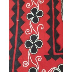 Vintage Traditional Indian Appliqued Folk Art Tapestry 58x32in