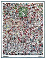 Poster New York City – Manhattan!! 1978 Tony Graham 70x100cm – 28×40 inches