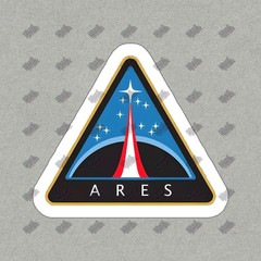 ARES Space Program Vinyl Sticker Decal NASA Inspired Perfect for #273595