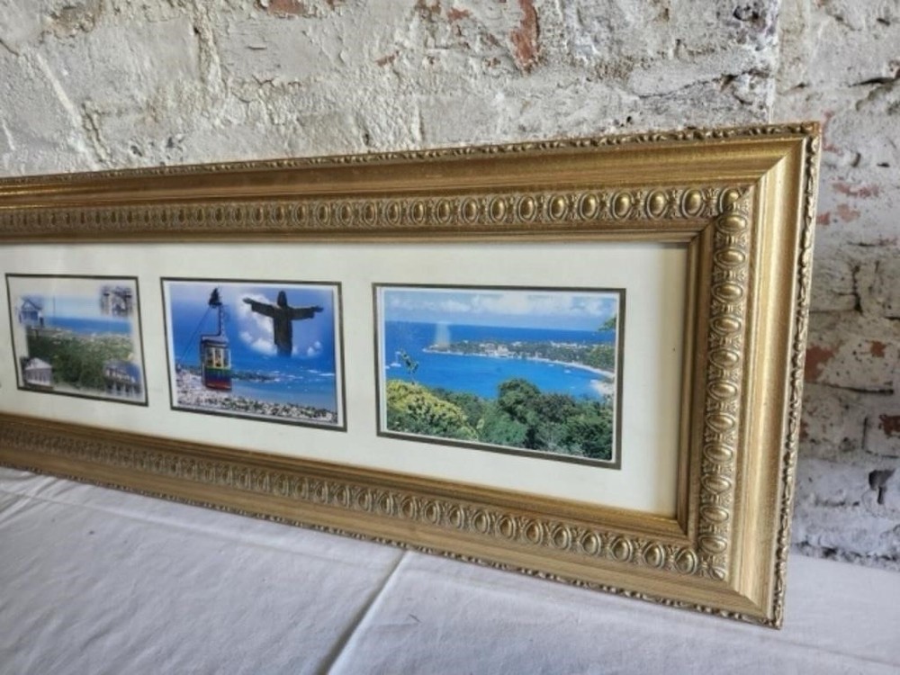 panoramic multi-aperture collage frame 39×10