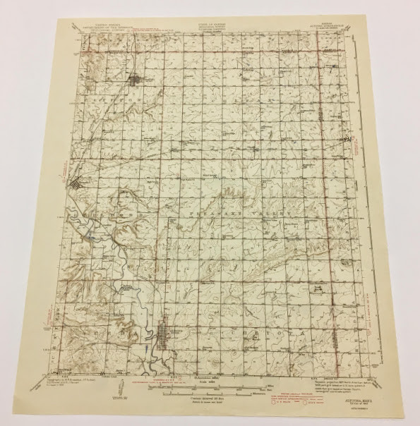 Kansas Maps 1889 -1952 Editions Vintage Your Choice Maps are not Modern Copies