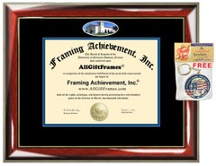 Vanguard University of Southern California Diploma Frame campus photo Graduation
