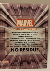 New 2003 Marvel Kalan Window Clings Decal Captain America Hulk Avengers MCU Gift