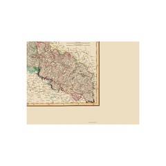 Historic Map – Upper Saxony Silesia Lusatia Germany Poland – Cary 1801