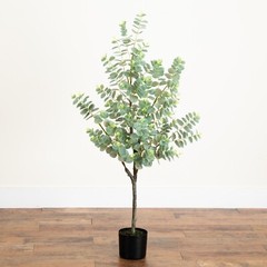 4’ Eucalyptus Artificial Tree Home Office Decor (Real Touch). Retail $129