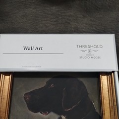 NEW! Threshold Studio McGee – Pointer Dog Wall Art in Frame – 8″ x 10″