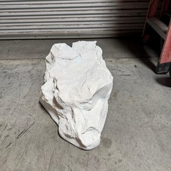Medium White Rock Siji Life Size Resin Statue Iceberg Arctic Theme Display Prop