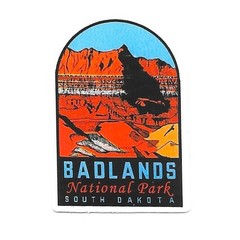 Badlands National Park South Dakota Sticker Decal Die Cut Vinyl Travel Gift