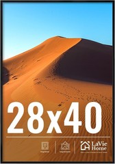 28×40 Picture Frame for Wall Display, 28×40 Black Picture Frame with HD Plexi…