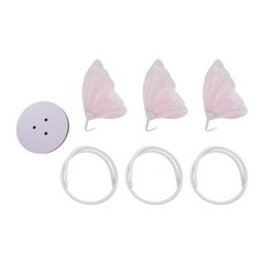 3 Head Giant Butterfly Decoration Wedding Artificial Butterfly Decorations Pink