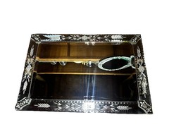 Venetian Style Mirror Rectangle 18 Inch Long 12 Inch Tall