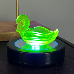 UV Blacklight Display Base for Uranium Glass Battery Powered FREESHIP USA