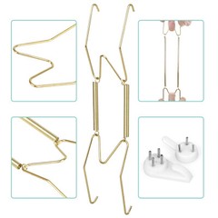 12PCS Decorative Plate Hangers Wall Spring Hook Holder Hanging Home 6/8/10inch