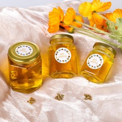 Mcupper 4 oz Small Honey Jars 2.3 inches x 3.2 x inches, clear