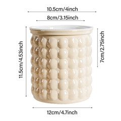 1pc Mini Self Watering Flower Pot Transparent Plastic Hydroponic Vase – NEW