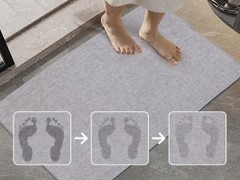1/10 Inch Ultra Thin Indoor Door Mat, Long-Lasting & Maximum Non-Slip Rubber