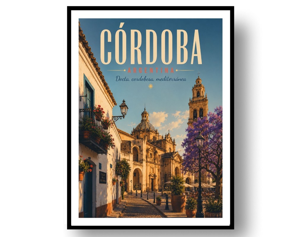 Córdoba Travel Poster Print, Wall Decor