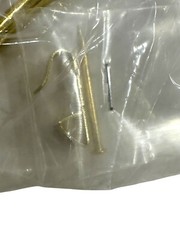 Bards Brass Plate Hanger Small Plate Display 3.5-5” Diameter Hardware – Set of 4