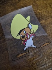 SPEEDY GONZALES High Quality UV DTF Decal Sticker waterproof USA NOT VINYL
