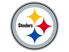 #0049 Pittsburgh Steelers Logo Football Sticker Waterproof Vinyl Decal Die-Cut