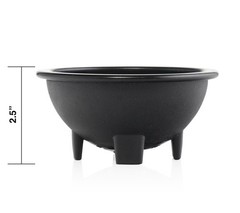 (6 pack 10 oz Small Black Salsa Serving Dish