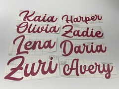 Custom Die Cut Logo Stickers Waterproof Vinyl Decals Business Product Labels