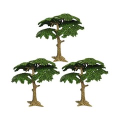3 PCS Model Trees Cypress Miniature Artificial Fake Plants Train Sand Table