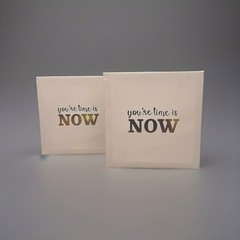 Motivational Canvas Wall Art, Your Time Is Now 2 Pcs