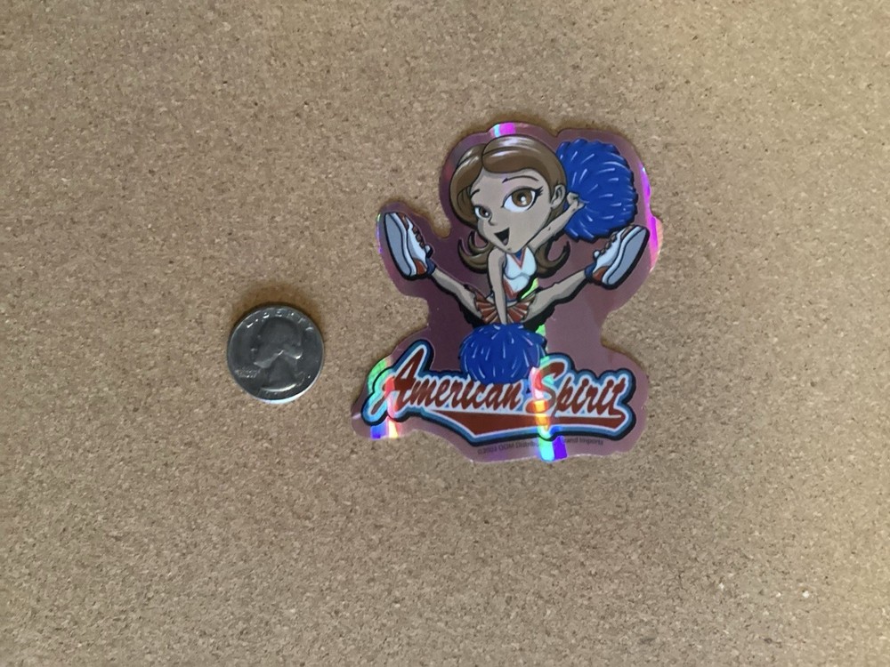 2003 Y2K ODM ZUM Brand Imports Prism Holo Girl Power Vending Sticker American Sp