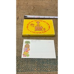 Retro recipe cards in original box, 3×5 vintage cards. Fast FREE SHIPPING