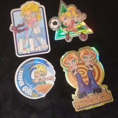 2003 Y2k Girl. ODM Brand Import Collection. vending Machine Sticker