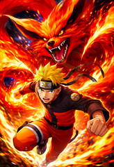 NARUTO Kurama-Naruto poster print 13»x19» home decor glossy paper #3