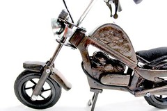 Harley Davidson Inspired Motorbike Miniature Handicraft Art Decor NEW