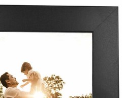 2 Pack 5×7 Trifold Hinged Picture Frame Photo Collage 3 Openings Triple, Black