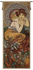 Mucha Topaze European Tapestry – Precious Stones – Topaz – Jacquard Woven