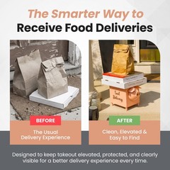 Made Easy Kit Food Delivery Outdoor Functional Décor Reception Box (Pink Pig)